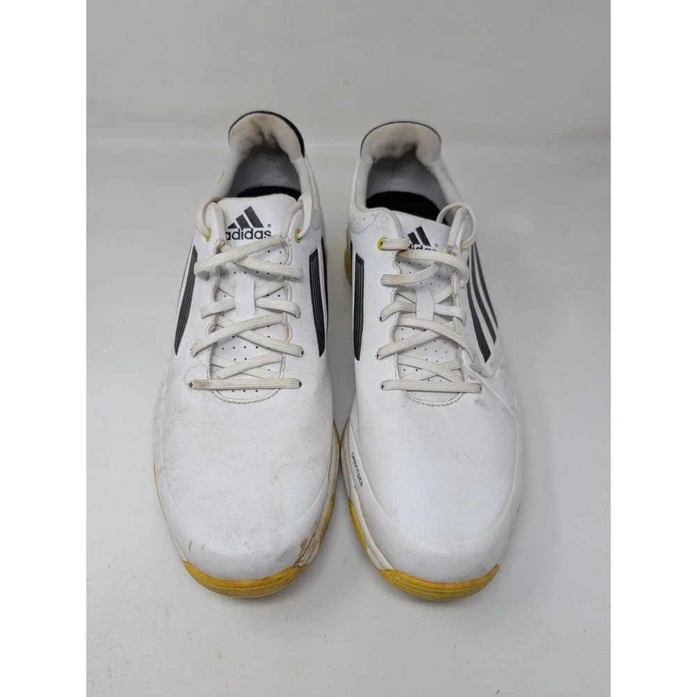 Adidas Adizero Tour‎ Sprint Web Golf Shoes Men's Size 11 White Yellow 674979 VTG